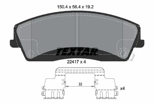 Brake pads 2241701 - , for