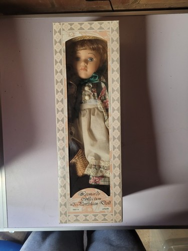 Vintage porcelain doll - vintage,