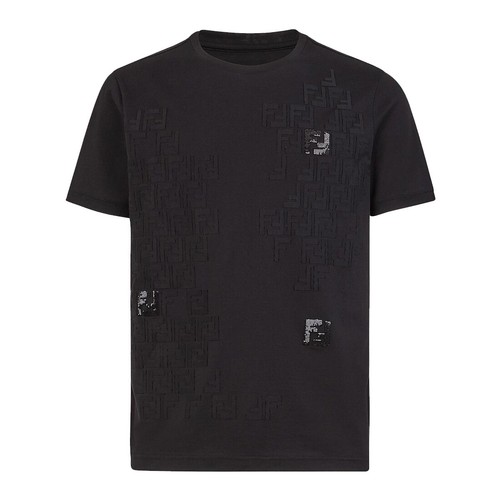 Fendi black crew neck - black,