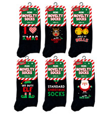 Mens Christmas Socks Novelty