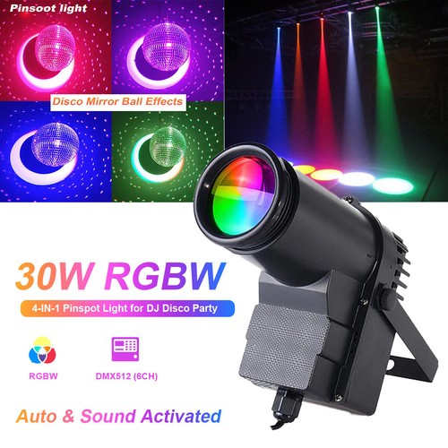 30w rgbw led - led, pinspot