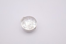 Vintage Sterling Silver Pill Pot Hallmarked Import London 1983
