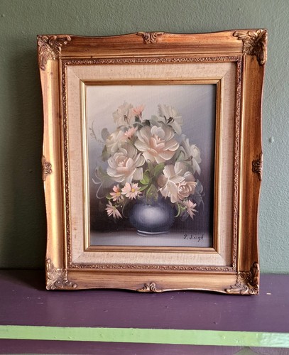 Oil painting still life white - still,