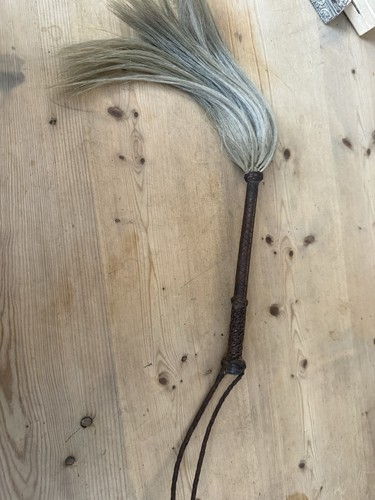 Antique braided leather - antique,