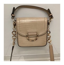 Topshop Beige Crocodile Print
