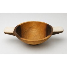 Handmade Wooden Quaich Bowl