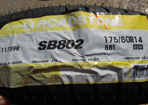 175 r14 roadstone unused - r14,