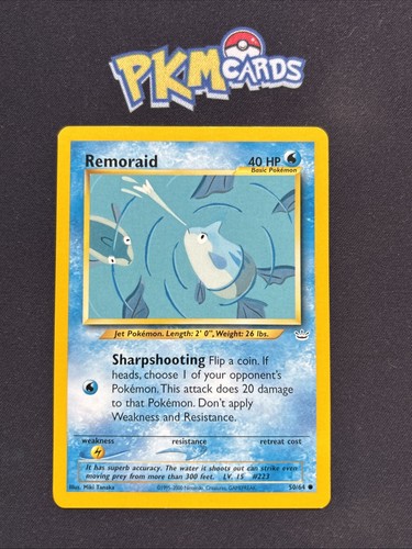 Pokémon tcg remoraid - remoraid, neo