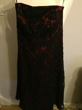 BHS Pink & Black Mesh Floral