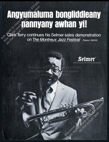 1971 clark terry photo selmer - clark,