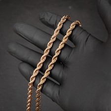 Solid Rose Gold Plated Heavy