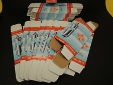 TELEFUNKEN-BLANK CARTON BOX for Radio Tubes EL 34-GZ34- 6SN7-4.72"x1.57"x1.57"