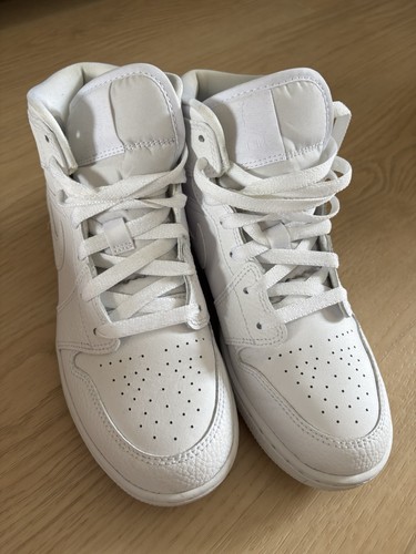 Nike air jordan mid triple - 1, 'triple