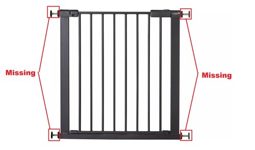 Cuggl child safety gate - child, double