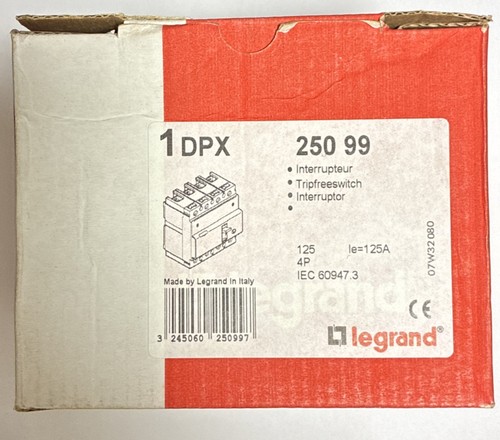 Legrand 125 amp four - 125, trip