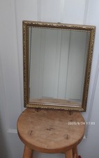 VINTAGE RECTANGULAR GILT WALL MIRROR LANDSCAPE OR PORTAIT ORIENTATION