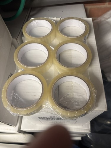 Rolls clear packing tape - 6,