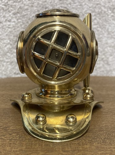 Vintage brass divers - divers, helmet