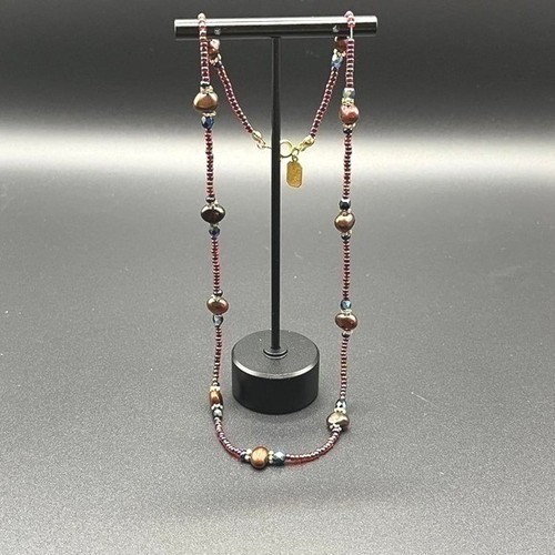Stix stonz necklace burgundy - stonz,