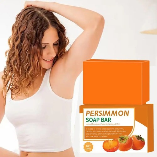 100g natural persimmon soap - natural,