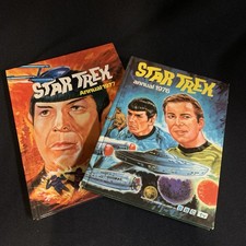 Vintage Star Trek Annual 1976 And 1977 BBC TV Bundle - Very Good Condition