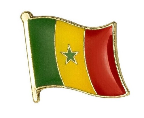 Senegal flag lapel pin - flag, badge