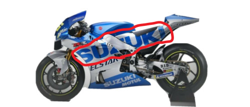 Suzuki decals motogp race - decals,