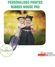 Personalised Custom Your Picture/ logo Computer Mouse mat Mouse Pad Rubber 