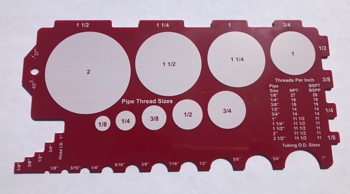 Pipe tubing hose - hose, sizing