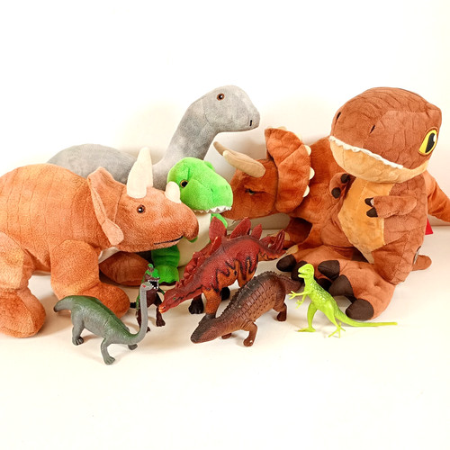 Dinosaur toy bundle - dinosaur, soft