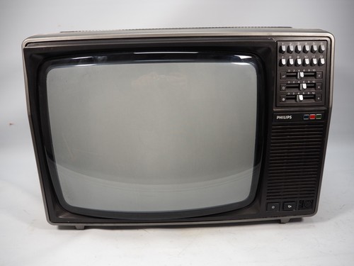 Philips colour crt retro - colour, tv