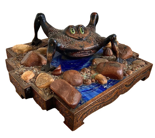 Folk art large unusual - art,