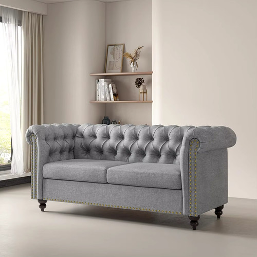 Large seater chesterfield - large, 2