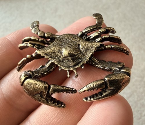 Solid brass square crab - solid,
