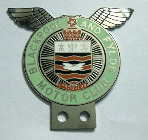 Car badge blackpool and - -,