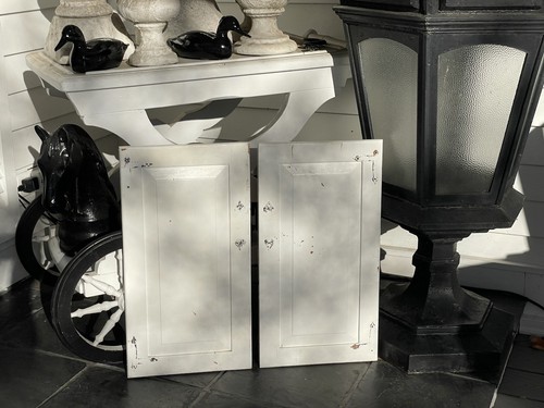 Vtg pine white raised panel - pine,
