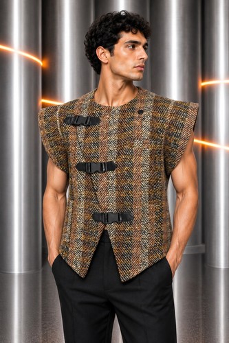 Pierre cardin brown wool - -,