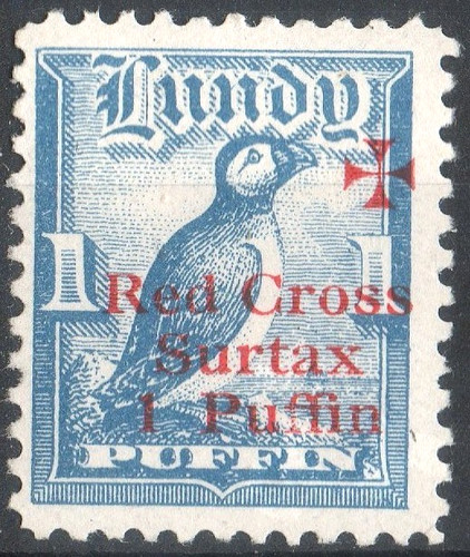 Lundy island 1940 kgvi red - gb,