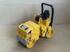 Bruder JCB Asphalt Drum Compactor Road Roller, 1:16 Scale, Plastic, Yellow.