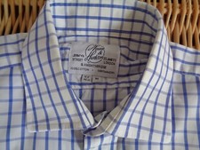 HARVIE & HUDSON PURE COTTON SHIRT   SIZE 16.5"        RRP £120     DOUBLE CUFF