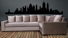 NEW YORK SKYLINE - WALL STICKER - VINYL WALL ART