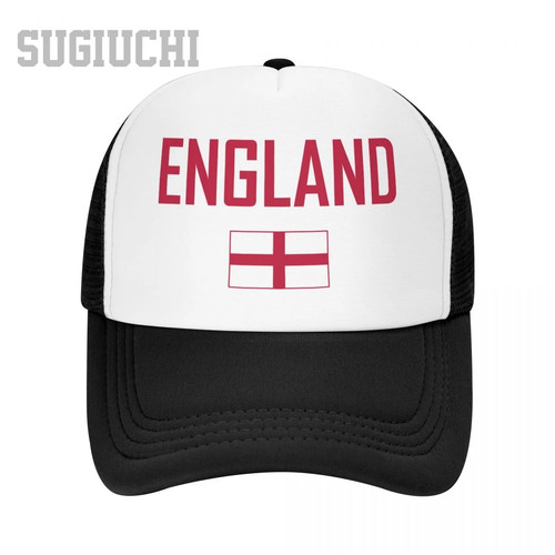 England flag mesh trucker hat - england,