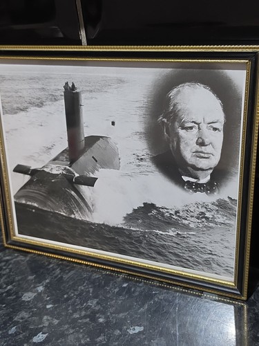 Winston churchill framed photo - churchill,