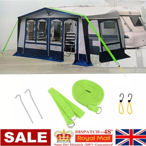 Adjustable awning storm strap - awning,