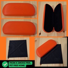 Specsavers Orange Glasses Case