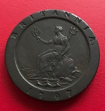 1797 GEORGE III CARTWHEEL TWOPENCE COIN GOOD CONDITION My Ref~A2