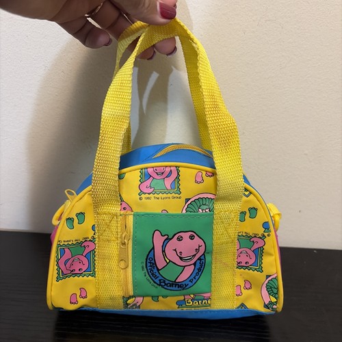 Vintage barney 1992 mini - barney, bag