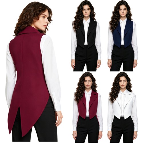 Women waistcoat nightclub tops - waistcoat,