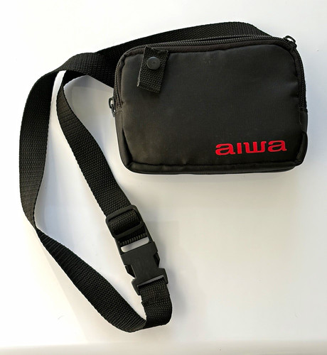 Aiwa black nylon personal - aiwa,