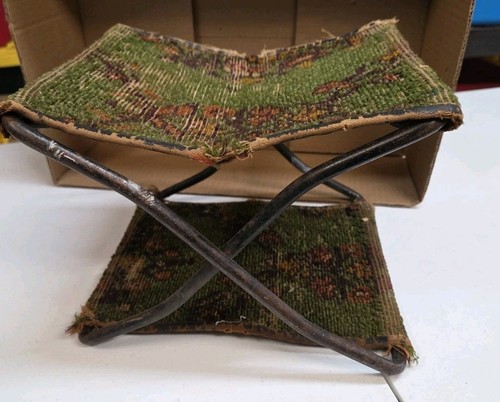 Vtg victorian stool - vtg,